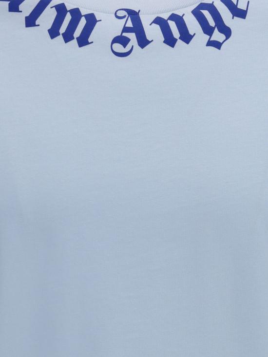 26SS 팜앤젤스 반팔 티셔츠 PMAA109S26JER008 4147 Gnawed Blue - PALM ANGELS