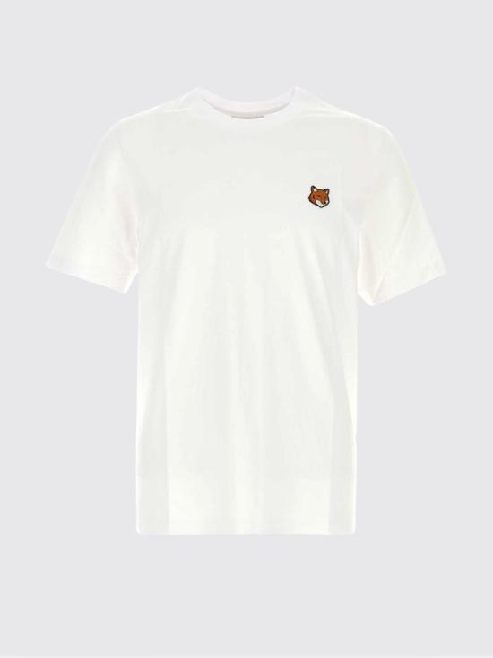 26SS 메종키츠네 폭스 헤드 레귤러 티셔츠 PM00107KJ7026 P100 White - MAISON KITSUNE