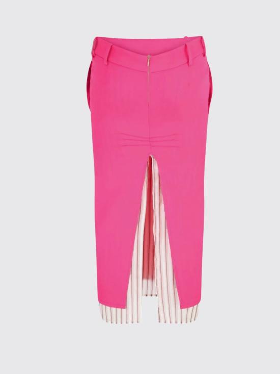 26SS 디 아티코 롱 스커트 260WCS00298WWW068AA 367 Pink - THE ATTICO