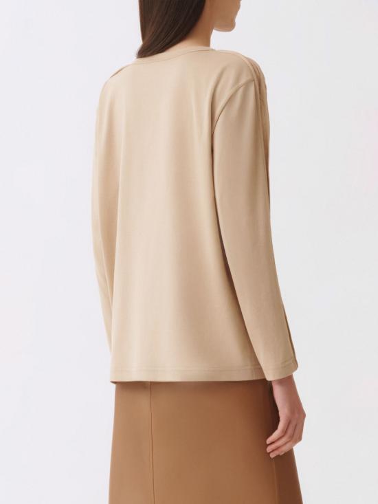 26SS 파비아나 필리피 반팔 티셔츠 JED266F142L902 0157 Beige - FABIANA FILIPPI