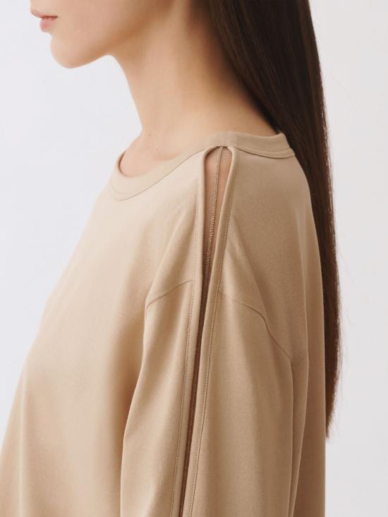 26SS 파비아나 필리피 반팔 티셔츠 JED266F142L902 0157 Beige - FABIANA FILIPPI