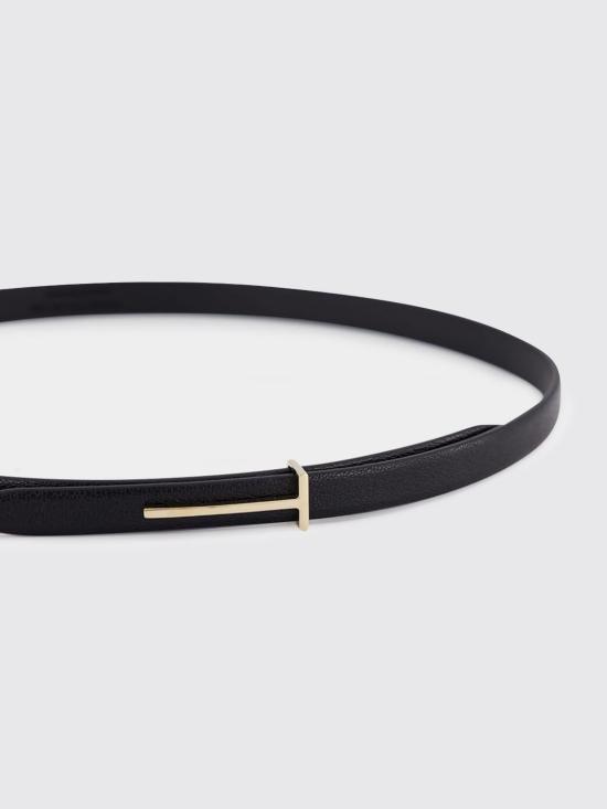 26SS 톰포드 레귤러 벨트 WB333LGO033P NAA Black - TOMFORD