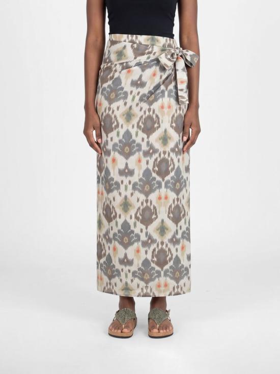 26SS 바잘 디럭스 롱 스커트 PAREO1000 107 Grey