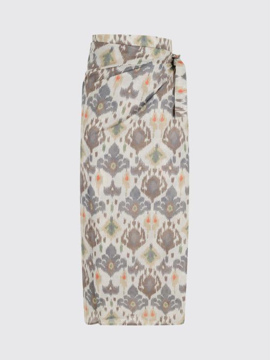 26SS 바잘 디럭스 롱 스커트 PAREO1000 107 Grey - BAZAR DELUXE