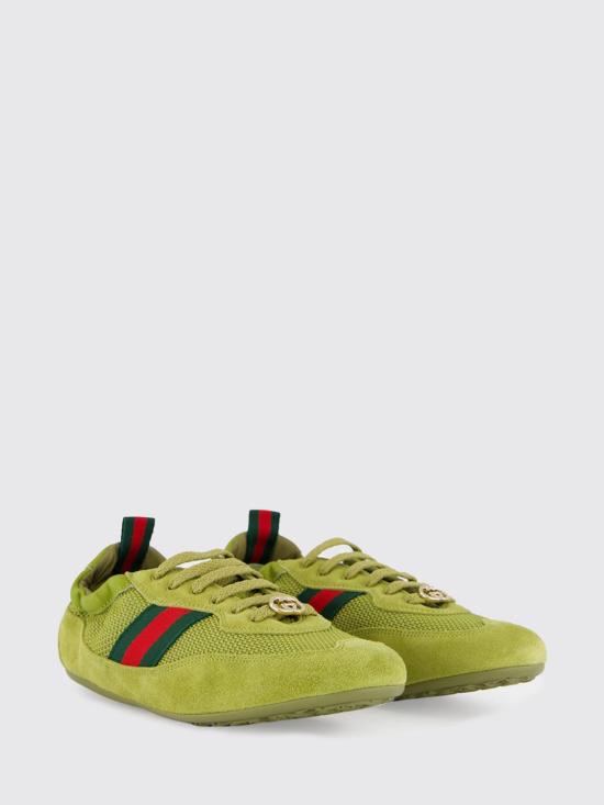 26SS 구찌 쉬프트 스니커즈 857963AAF1Z 3150 Green - GUCCI