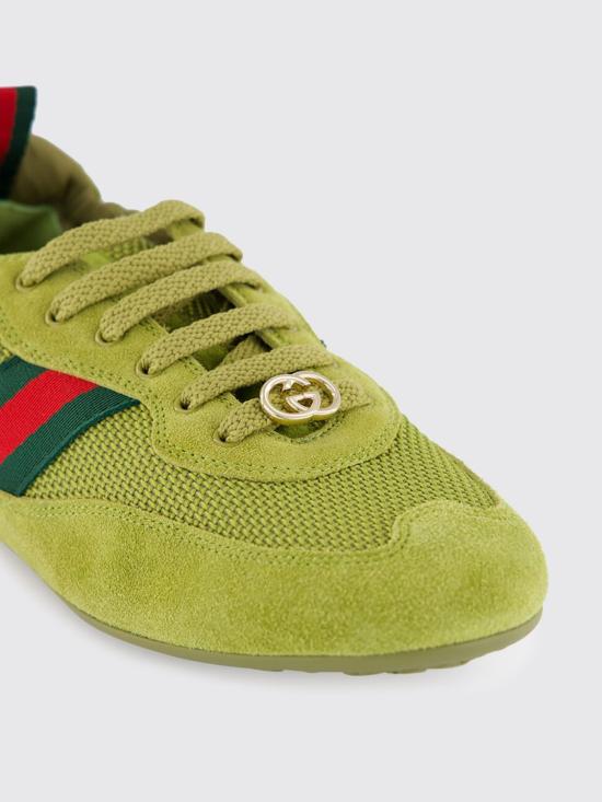 26SS 구찌 쉬프트 스니커즈 857963AAF1Z 3150 Green - GUCCI