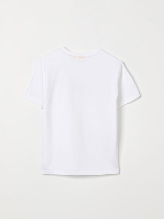 26SS [키즈] 오프화이트 티셔츠 44BAA002S26J002 100 White - OFF WHITE