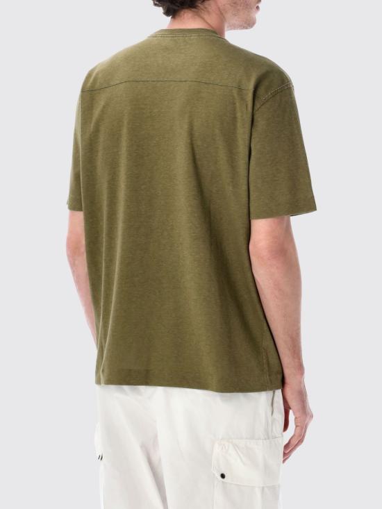 26SS 씨피 컴퍼니 반팔 티셔츠 20CMTS192A110643P 644 Green - C.P. COMPANY