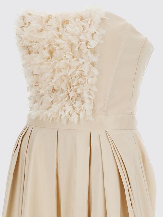 26SS 엘리자베타프랜치 롱 원피스 AB94262E2 045 Beige - ELISABETTA FRANCHI