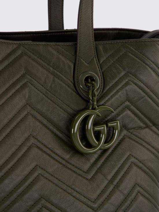 26SS 구찌 GG 마몽 미디움 토트백 855279AAFS1 3037 Green - GUCCI