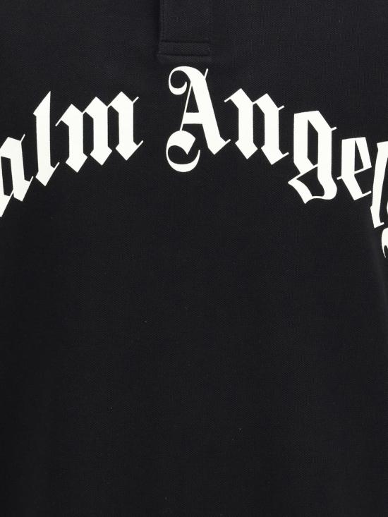 26SS 팜앤젤스 폴로 티셔츠 PMGB012S26FAB002 1003 Black - PALM ANGELS