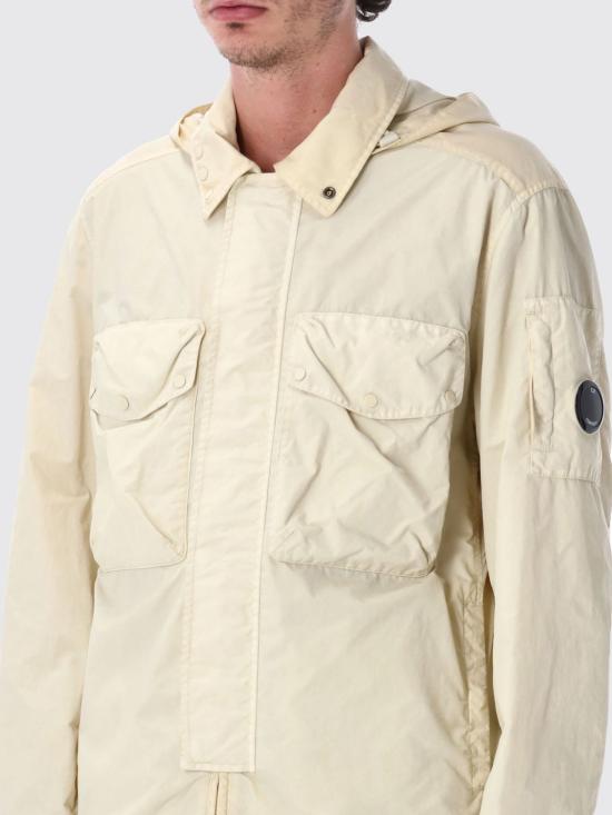 26SS 씨피 컴퍼니 자켓 20CMOS017A005991G 114 Yellow Cream - C.P. COMPANY