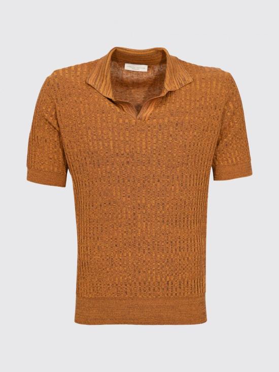 26SS 로베르토 콜리나 폴로 티셔츠 261MYA12124 43 Ocher - ROBERTO COLLINA