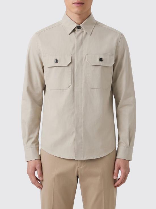 26SS 에르메네질도제냐 긴팔 셔츠 UHV16A3SOT8BN 01G White