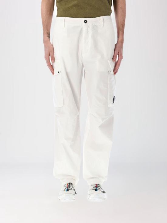 26SS 씨피 컴퍼니 마이크로 랩스 박시 카고 렌즈 팬츠 20CMPA128A110325G 103 White