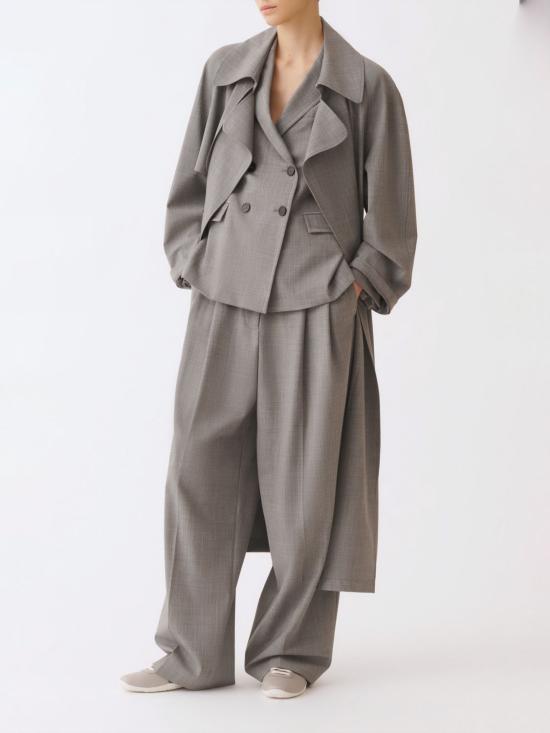 26SS 파비아나 필리피 코트 CTD266F244L763 8179 Grey - FABIANA FILIPPI
