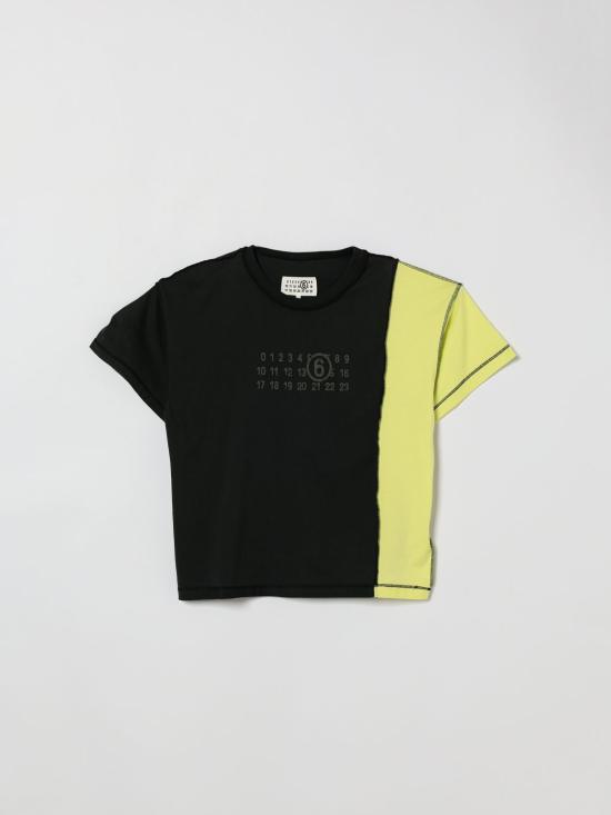26SS [키즈] MM6 메종마르지엘라 티셔츠 M61018MM07R M6C47 Black