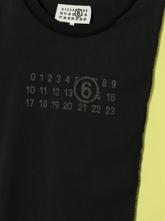 26SS [키즈] MM6 메종마르지엘라 티셔츠 M61018MM07R M6C47 Black - MM6 MAISON MARGIELA