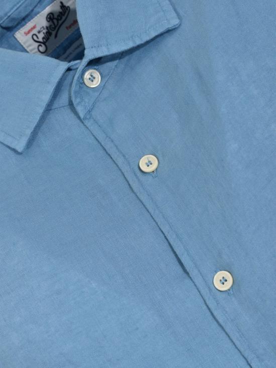 26SS 세인트바쓰 긴팔 셔츠 RPH0001 00143L Blue - MC2 SAINT BARTH