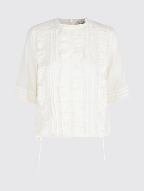 26SS 세미쿠튀르 반팔 티셔츠 S6SG03 A07 White - SEMI-COUTURE