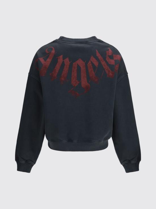 26SS 팜앤젤스 긴팔 티셔츠 PMBA08JS26FLE001 1028 Black - PALM ANGELS