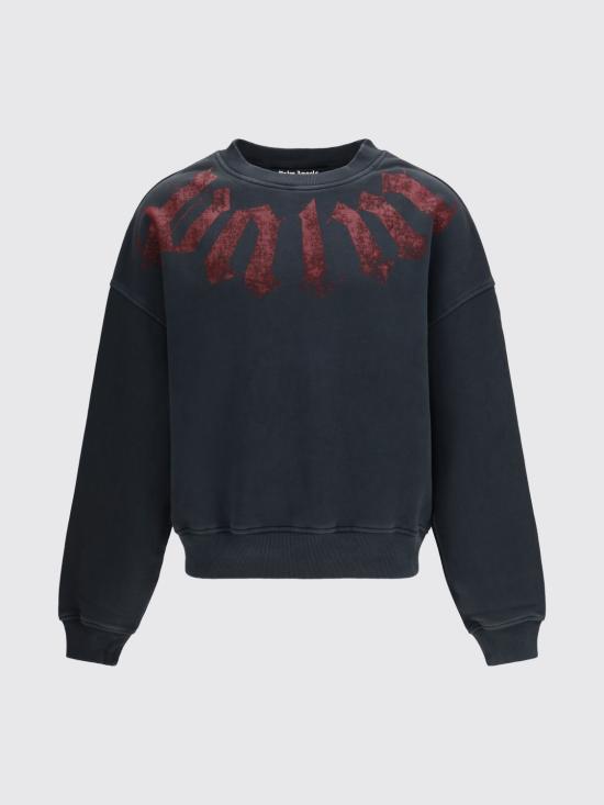 26SS 팜앤젤스 긴팔 티셔츠 PMBA08JS26FLE001 1028 Black - PALM ANGELS