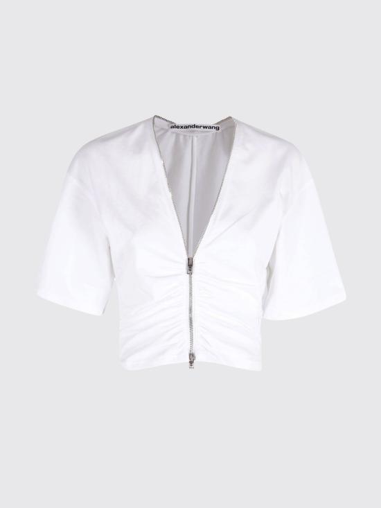 26SS 알렉산더 왕 반팔 티셔츠 1CC2261282 100 White - ALEXANDER WANG