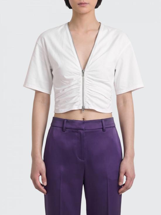 26SS 알렉산더 왕 반팔 티셔츠 1CC2261282 100 White