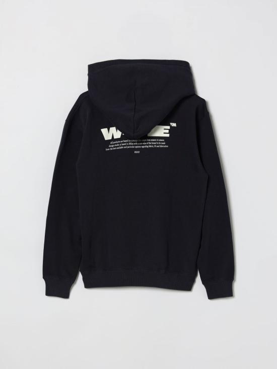 26SS [키즈] 오프화이트 풀오버 44BBB001S26F006 410 Blue - OFF WHITE