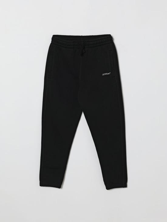 26SS [키즈] 오프화이트 스트레이트 팬츠 44BCH001S26F001 001 Black
