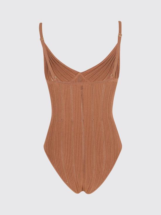 26SS 엘리자베타프랜치 민소매 티셔츠 BK85B62E2 600 Brown - ELISABETTA FRANCHI