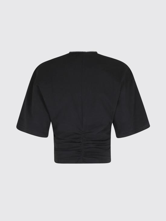 26SS 알렉산더 왕 반팔 티셔츠 1CC2261282 001 Black - ALEXANDER WANG