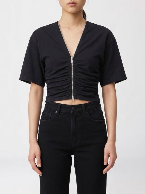26SS 알렉산더 왕 반팔 티셔츠 1CC2261282 001 Black