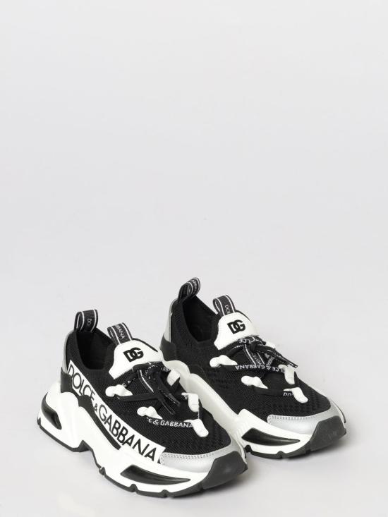 26SS [키즈] 돌체앤가바나 스니커즈 DA5203AB068 8B939 Black - DOLCE & GABBANA