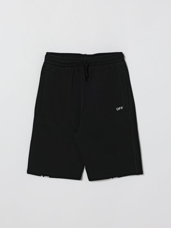 26SS [키즈] 오프화이트 쇼츠/버뮤다 44BCI001S26F003 001 Black