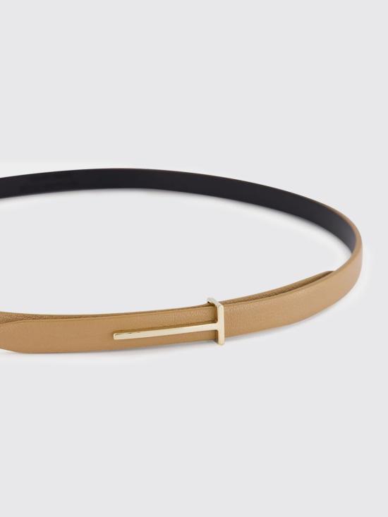 26SS 톰포드 레귤러 벨트 WB333LGO033P JBR Beige - TOMFORD