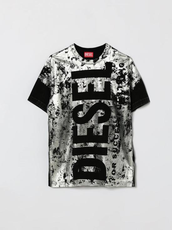 26SS [키즈] 디젤 티셔츠 J02578KYA0P K900 Black