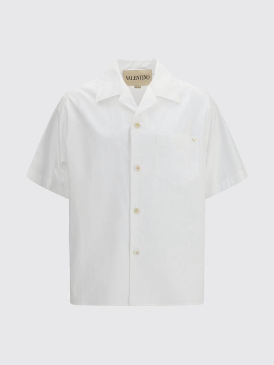26SS 발렌티노 가라바니 반팔 셔츠 8V0AA1134WW 0BO White - VALENTINO GARAVANI
