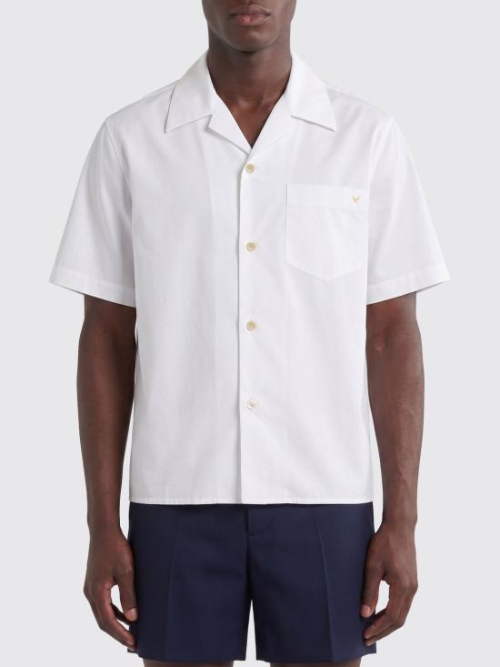 26SS 발렌티노 가라바니 반팔 셔츠 8V0AA1134WW 0BO White