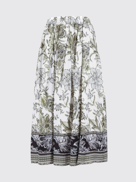 26SS 페이 롱 스커트 NXW92525500ZGI 7D51 Green - FAY