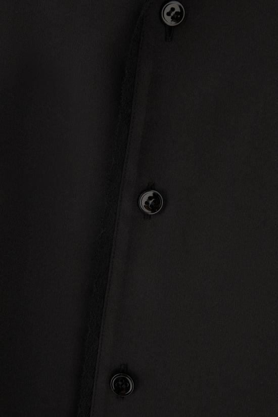 26SS 생로랑 셔츠 861081Y7G27 1000 Nero - SAINT LAURENT