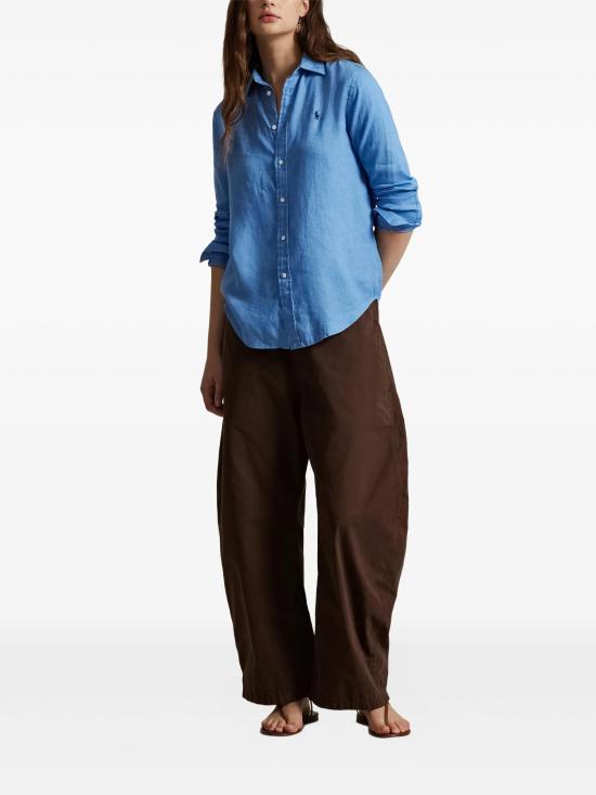 26SS 폴로 랄프로렌 포니 자수 리넨 셔츠 (211970730009) 211970730510 BLUE DOM - POLO RALPH LAUREN