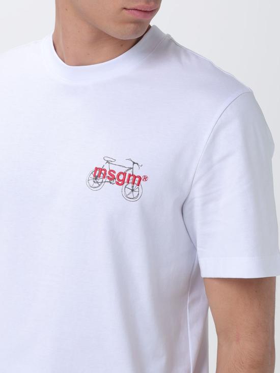 26SS 엠에스지엠 반팔 티셔츠 4040MM118D 267002 01 WHITE DOM - MSGM