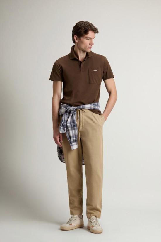 26SS 울리치 폴로 티셔츠 CFWOPO2004MRUT4061 10026 Slate black - WOOLRICH