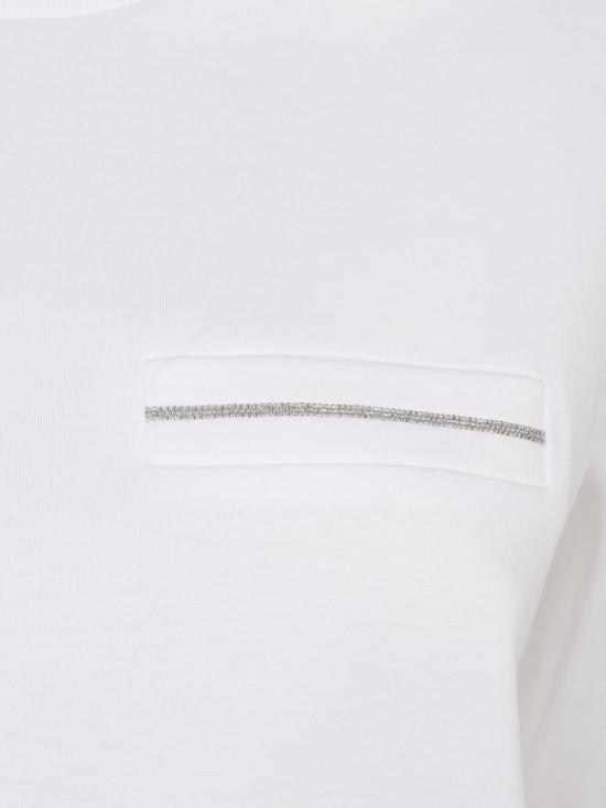 26SS 페세리코 반팔 티셔츠 A06235J0 5635C01C Bianco - PESERICO