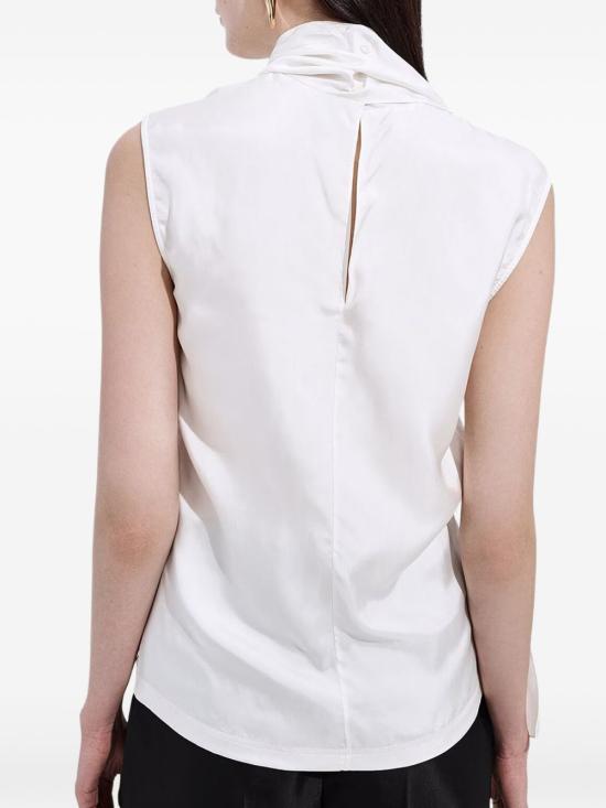 26SS 보테가베네타 민소매 티셔츠 871259 V6KR09000 White - BOTTEGA VENETA