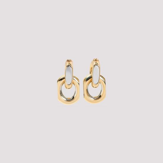 26SS 생로랑 이어링 778541 Y00AL 8468 GOLD AND PALLADIUM DOM - SAINT LAURENT