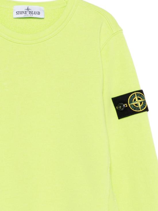 26SS [키즈] 스톤 아일랜드 티셔츠 L1S166100005S0040V005F LIME - STONE ISLAND