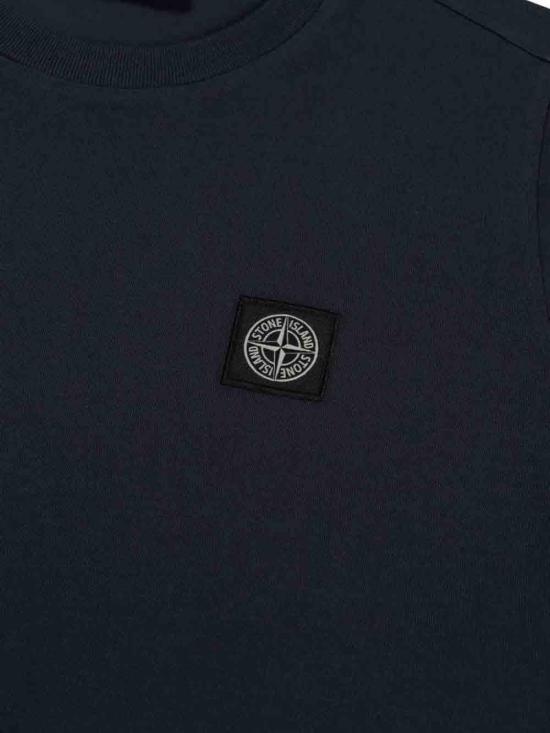 26SS [키즈] 스톤 아일랜드 티셔츠 L1S162100002S0047V0020 NAVY - STONE ISLAND
