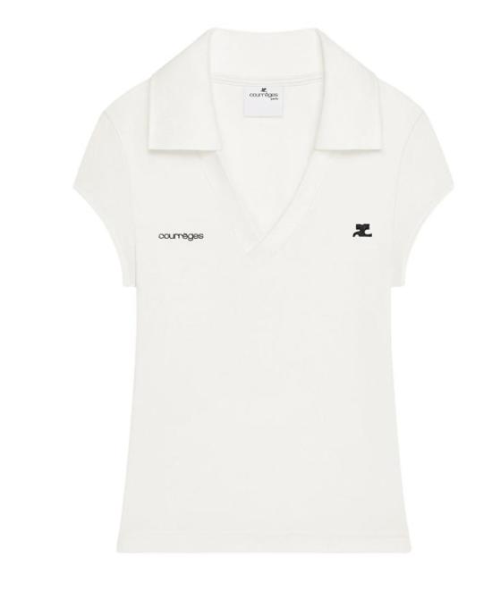 26SS 쿠레쥬 민소매 티셔츠 126JPO057JS0195 B166 HERITAGE WHITE HERITAGE W